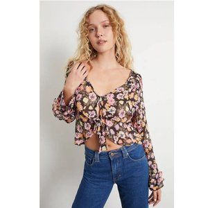 Free People Maybel Floral Blouse